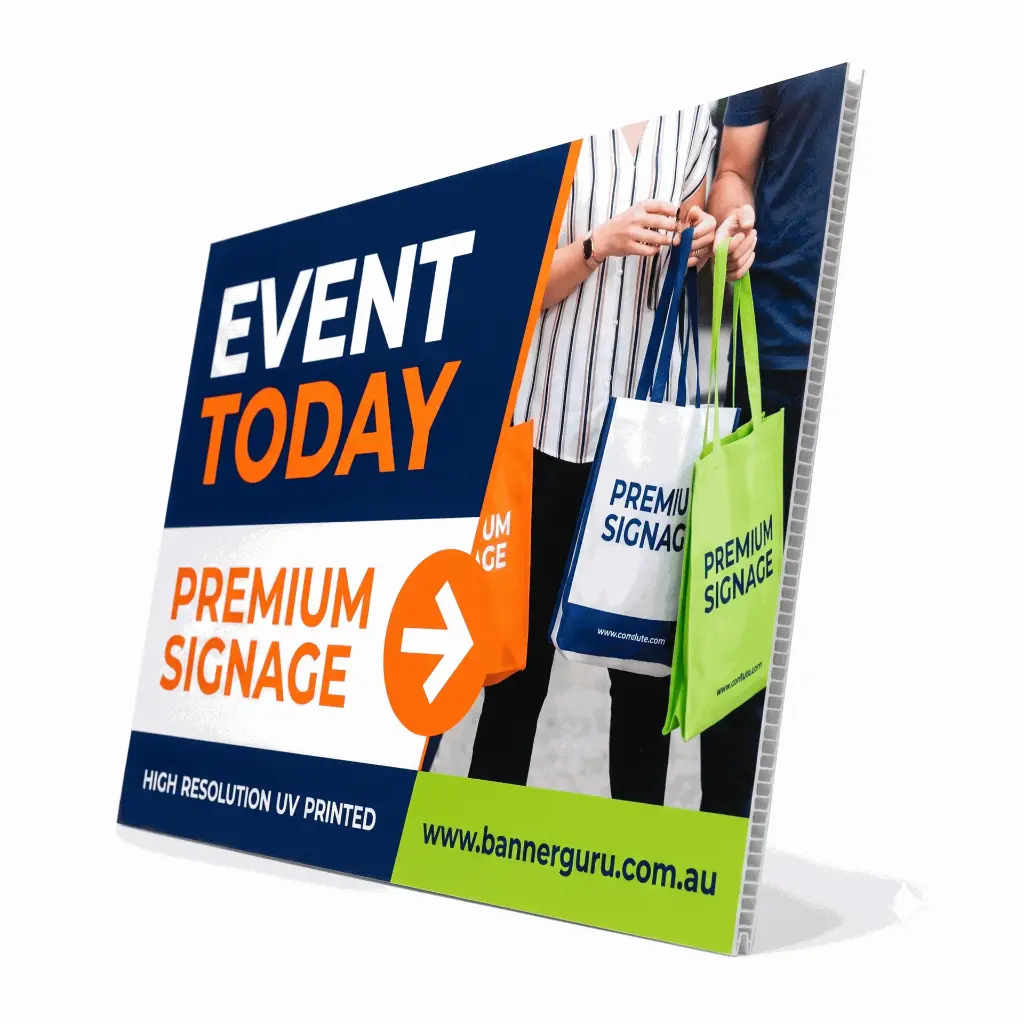 Corflute sign -5mm 1200mmx1200mm 