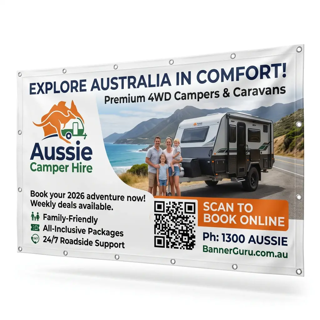 Vinyl Banner with eyelets - 4000x1100mm 
